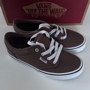 Vans Canvas Shoes Brown Youth 2 Boys Girls
